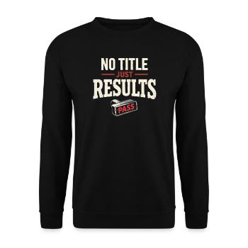 workers who are trained as welders and - Unisex Sweatshirt - black - Front - Alina (178cm) & Michal (187cm)