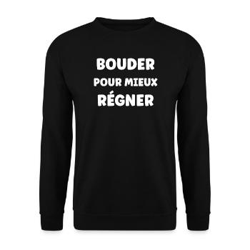 Sulking to better reign - Unisex Sweatshirt - black - Front - Alina (178cm) & Michal (187cm)