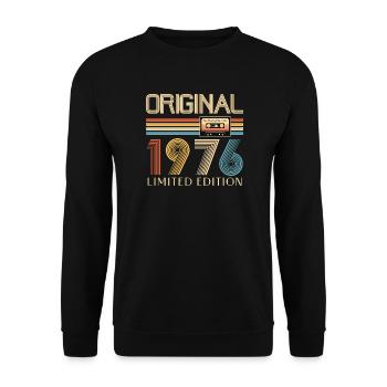 50e anniversaire 50e anniversaire Original 1976 - Sweat-shirt Unisexe - noir - Devant - Alina (178cm) & Michal (187cm)