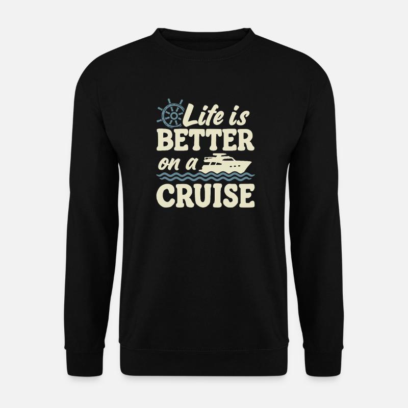 Cruise Ship Summer Vacation Trip - Unisex Sweatshirt - black
