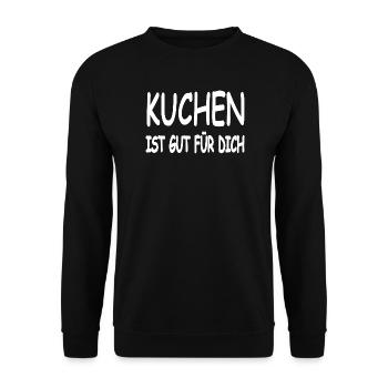 Gâteau - Sweat-shirt Unisexe - noir - Devant - Alina (178cm) & Michal (187cm)