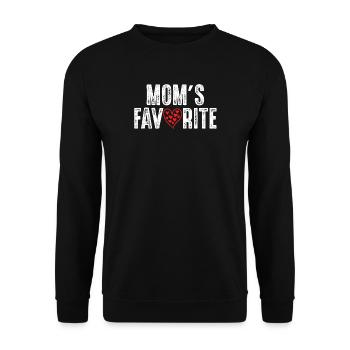 Mamas Liebling - Unisex Pullover - Schwarz - Vorne - Alina (178cm) & Michal (187cm)