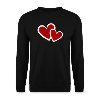 Cadeau pour la fête des mères : Idée de cadeau pour la fête des mères - Sweat-shirt Unisexe - noir - Devant - Alina (178cm) & Michal (187cm)