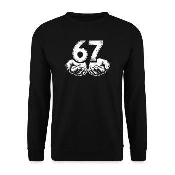Six Seven Gen Z - Sweat-shirt Unisexe - noir - Devant - Alina (178cm) & Michal (187cm)