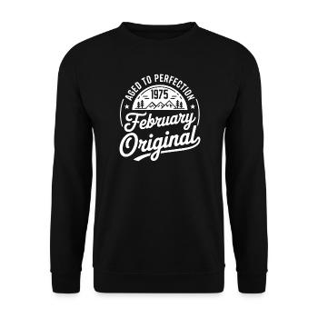 février 1975 – Légende des sommets et montagnes - Sweat-shirt Unisexe - noir - Devant - Alina (178cm) & Michal (187cm)