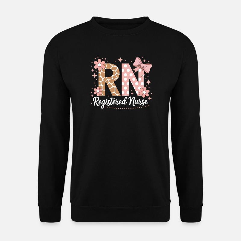 Krankenschwester Sprüche Krankenschwester Geschenk - Unisex Pullover - Schwarz