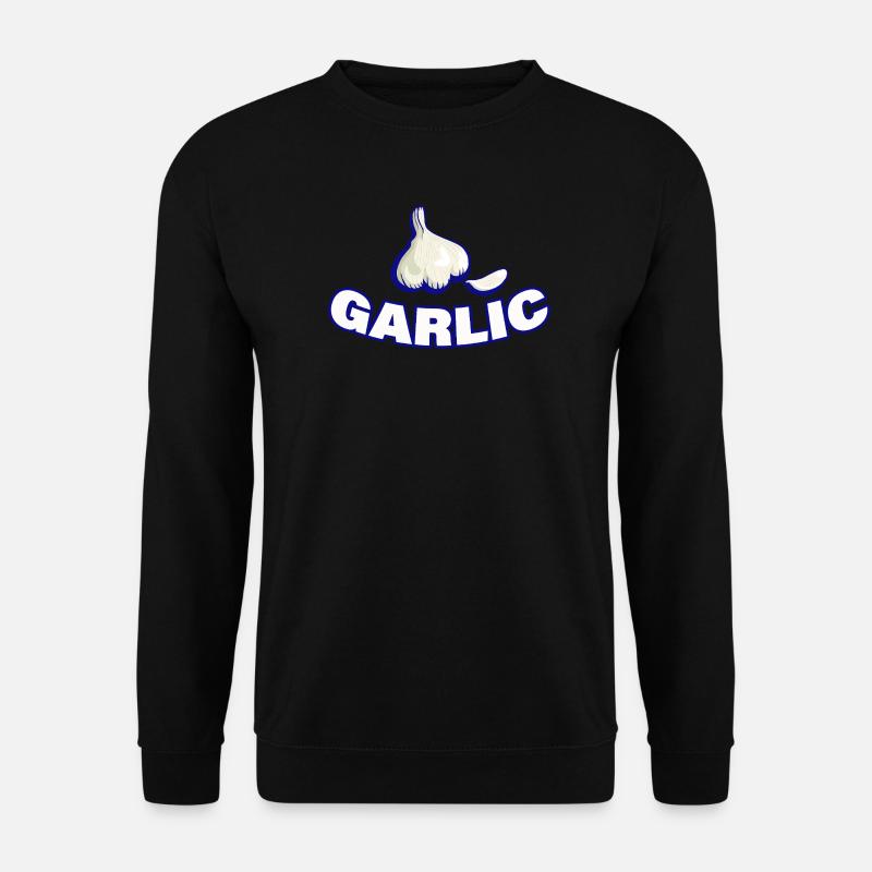 GARLIC - Unisex Pullover - Schwarz