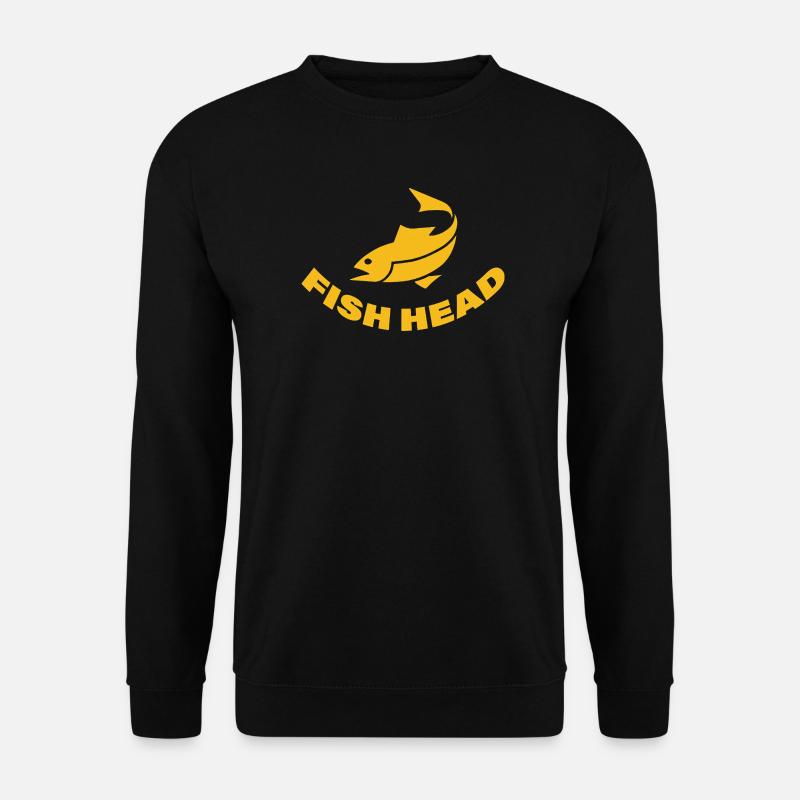 fish head - Unisex Sweatshirt - black