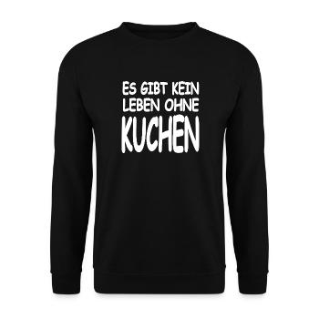 Gâteau - Sweat-shirt Unisexe - noir - Devant - Alina (178cm) & Michal (187cm)