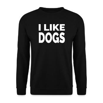 canine - Unisex Sweatshirt - black - Front - Alina (178cm) & Michal (187cm)