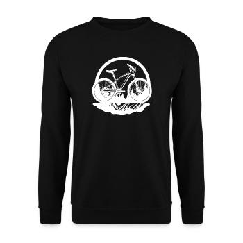 Mountainbiken - Unisex Pullover - Schwarz - Vorne - Alina (178cm) & Michal (187cm)