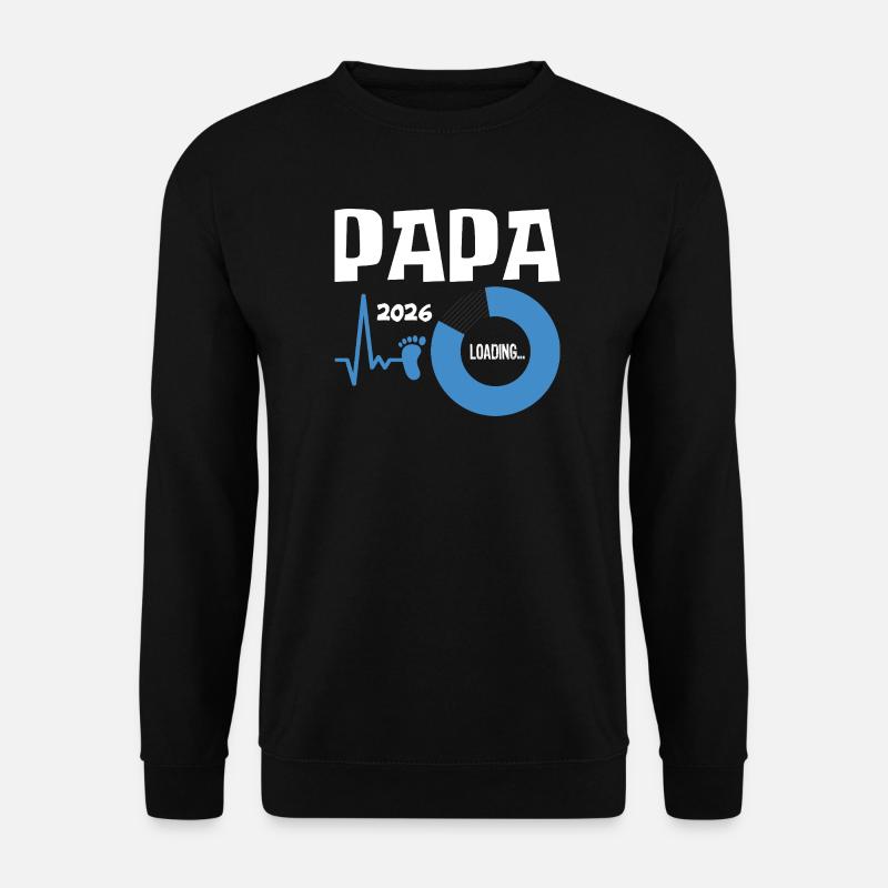 Grossesse du père 2026 - Sweat-shirt Unisexe - noir