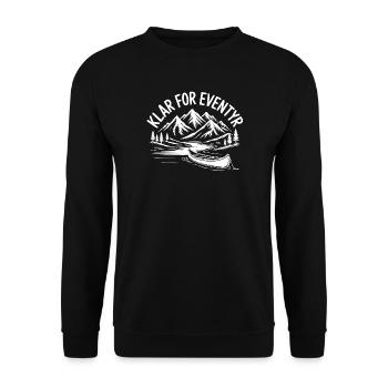 Eventyr Backpacking Vandring - Unisex Pullover - Schwarz - Vorne - Alina (178cm) & Michal (187cm)