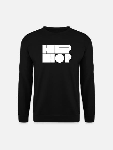 Typographie du bloc hip-hop - Sweat-shirt Unisexe - noir