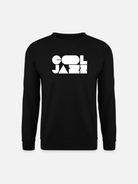 Bold cool jazz logo design - Unisex Sweatshirt - black