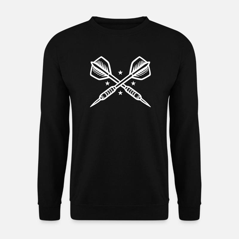 Icône de fléchettes - Sweat-shirt Unisexe - noir