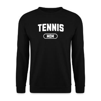 Tennis Mom - Unisex Sweatshirt - black - Front - Alina (178cm) & Michal (187cm)