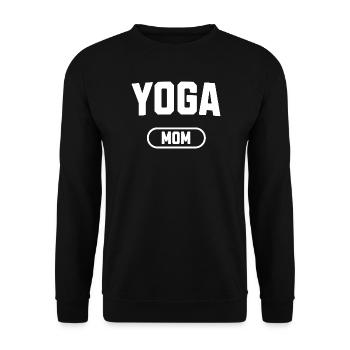 Yoga-Mama - Unisex Pullover - Schwarz - Vorne - Alina (178cm) & Michal (187cm)