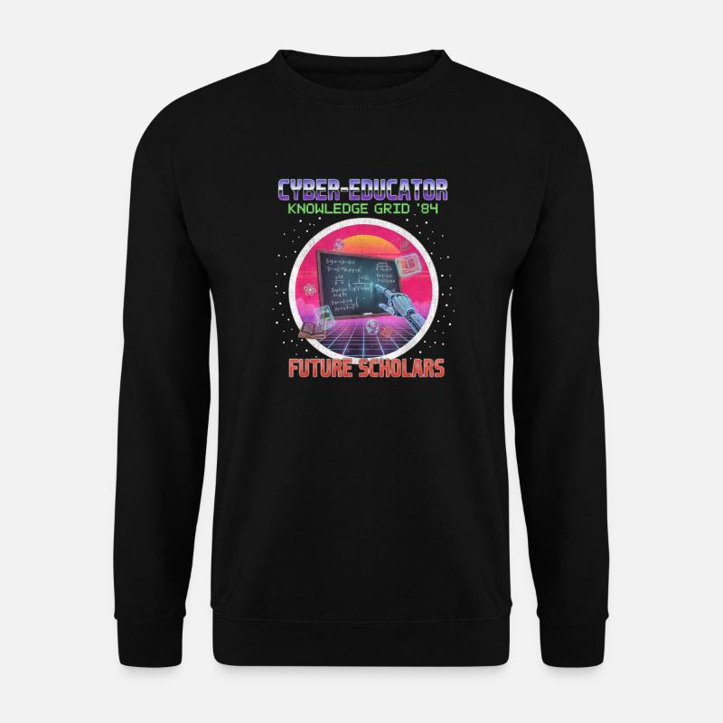 Cyber Teacher - Unisex Sweatshirt - black