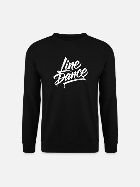 Line Dance – Country Western Tanz - Unisex Sweatshirt - black