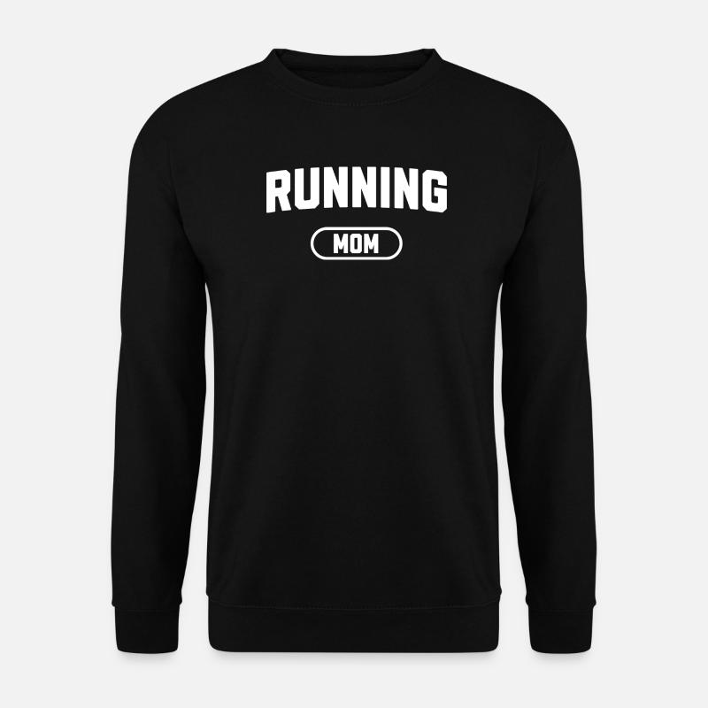Laufende Mama - Unisex Pullover - Schwarz