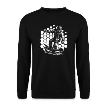Cool snowboard inspiration - Unisex Sweatshirt - black - Front - Alina (178cm) & Michal (187cm)