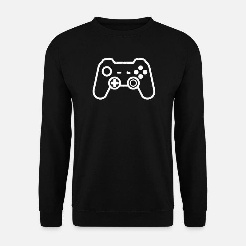 Gamepad Controller Outline - Unisex Sweatshirt - black