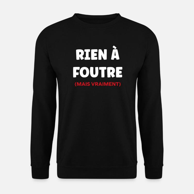 Ist mir scheißegal. - Unisex Pullover - Schwarz