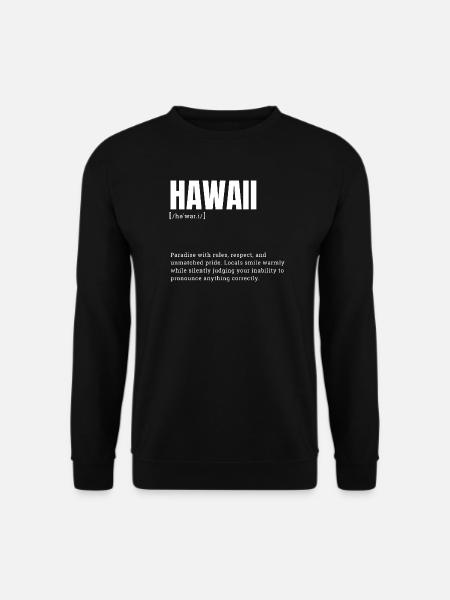 Langue de la fierté hawaïenne - Sweat-shirt Unisexe - noir