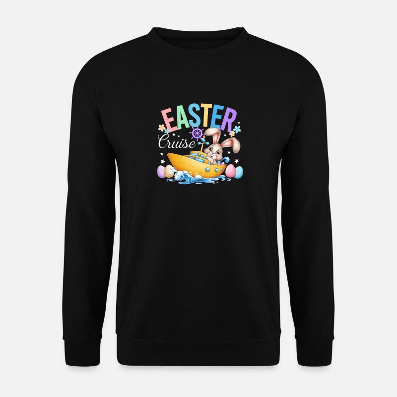 Osterkreuzfahrt-Urlaubszitat - Unisex Pullover - Schwarz