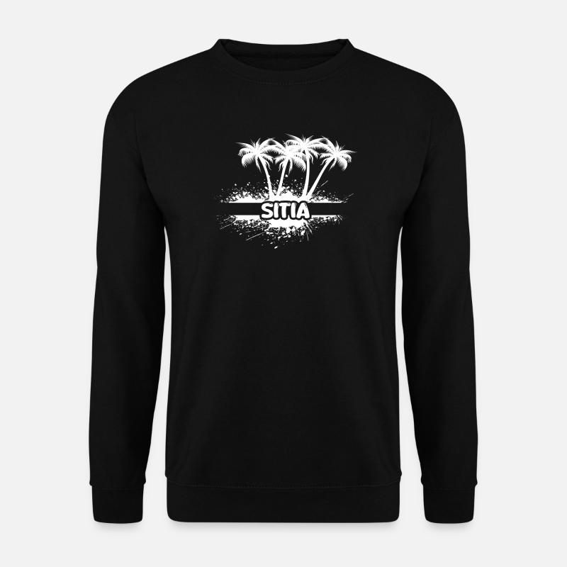 Sitia als Sonne - Unisex Pullover - Schwarz