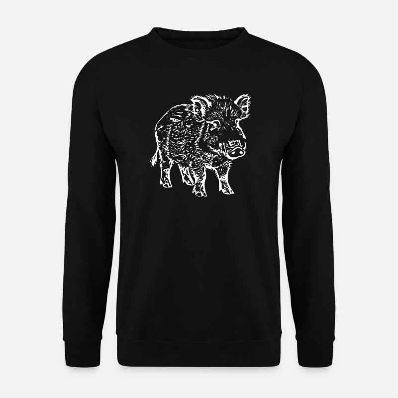 Wildschwein - Unisex Pullover - Schwarz