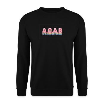 A.C.A.B - Antifa Tee - Unisex Pullover - Schwarz - Vorne - Alina (178cm) & Michal (187cm)