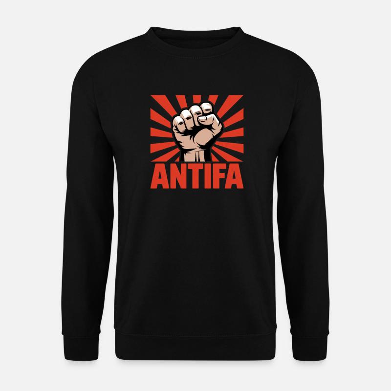 Antifa - Antifascist Merch - Unisex Sweatshirt - black