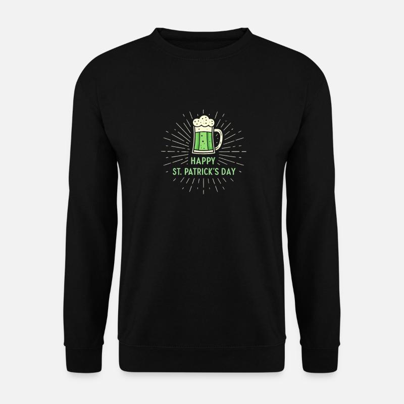 StPatrick Green Glass - Unisex Sweatshirt - black