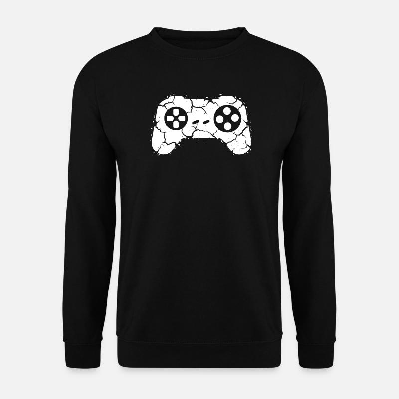 Controller Cracks Rage Quit - Unisex Sweatshirt - black