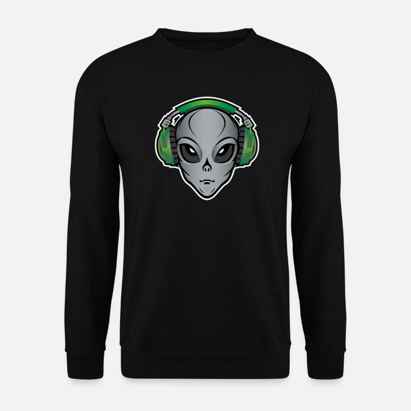 Alien-Musik - Unisex Pullover - Schwarz