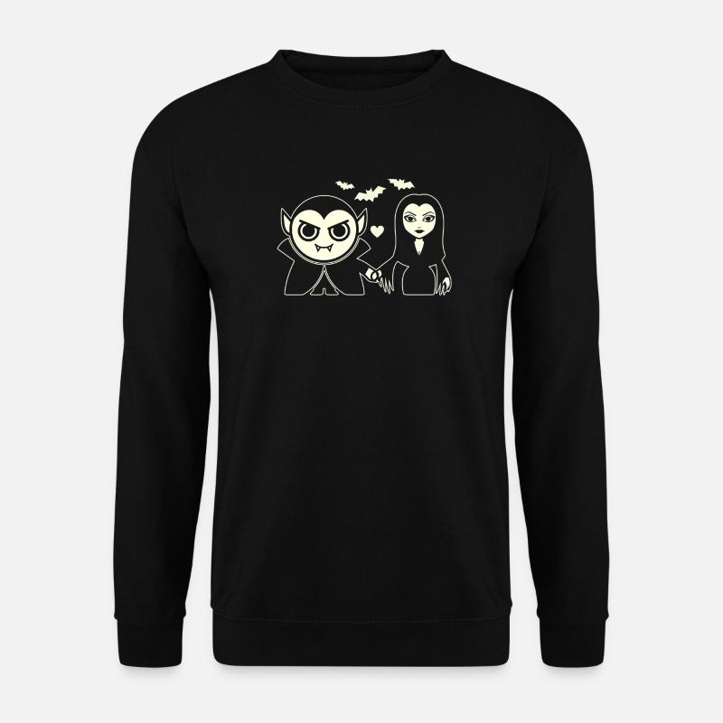 Vampire et Vampire de la Nuit - Sweat-shirt Unisexe - noir