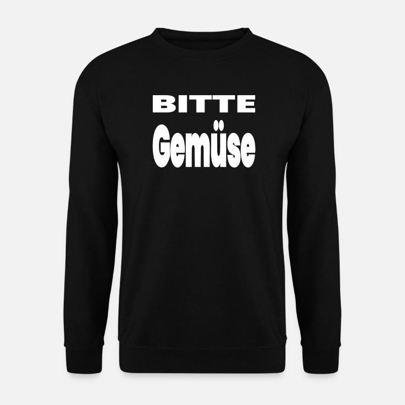 Gemüse - Unisex Pullover - Schwarz