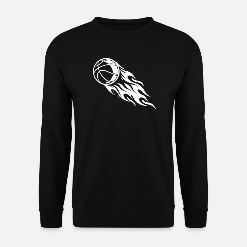 Basketball Feuer - Unisex Pullover - Schwarz