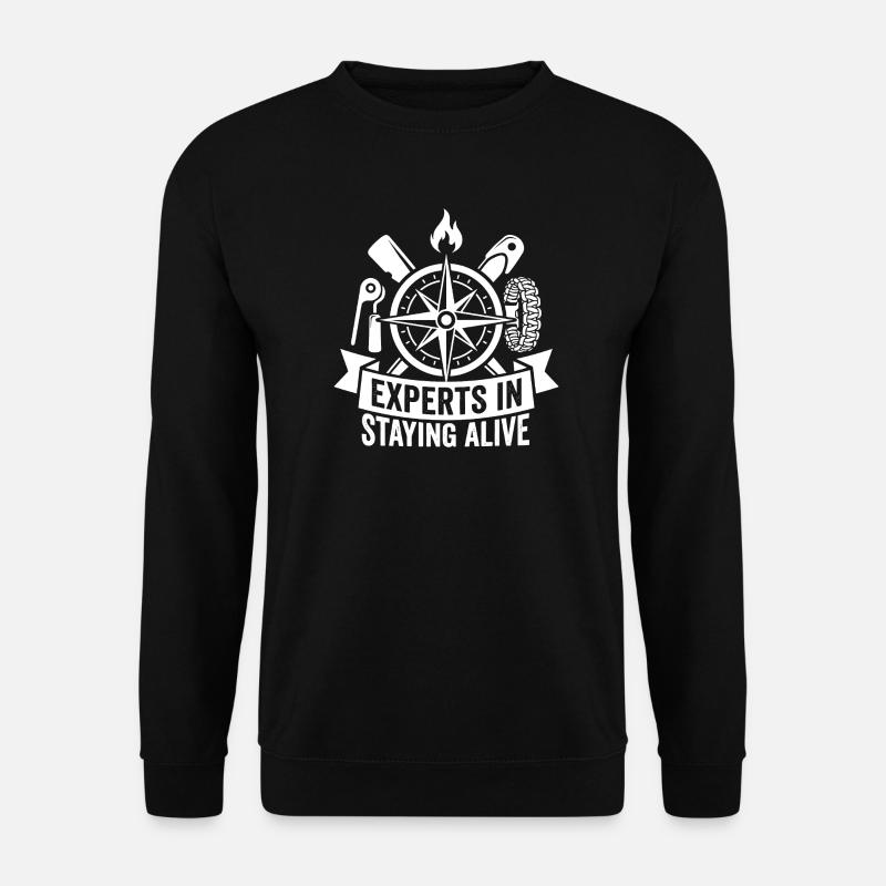 Experts for Survival Compass - Unisex Sweatshirt - black