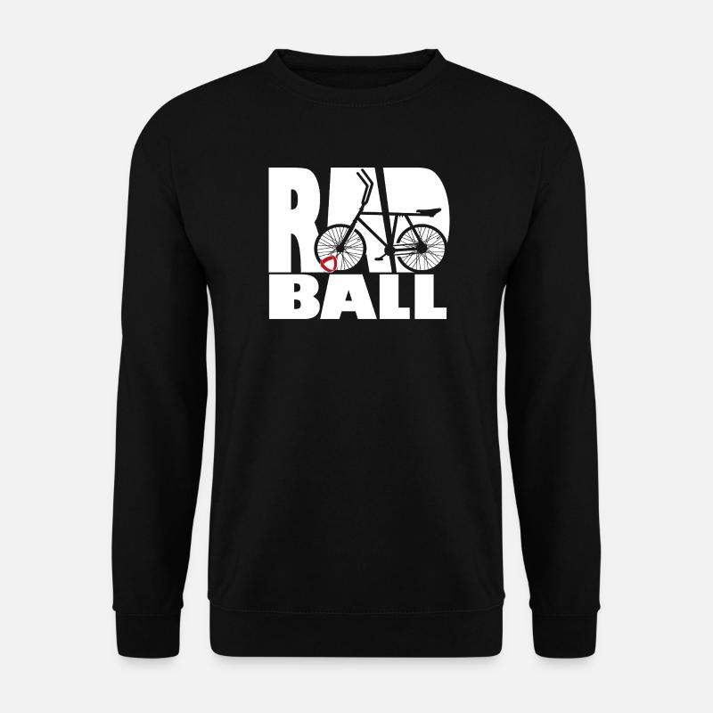 Radball, Cycleball, Hallenradsport - Unisex Pullover - Schwarz