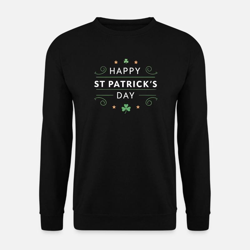 Saint Patrick Joie Vert Tee - Sweat-shirt Unisexe - noir