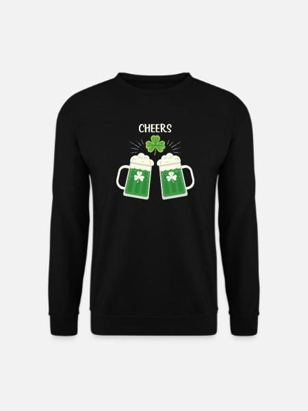 Pints and Clovers in Celebration - Unisex Sweatshirt - black