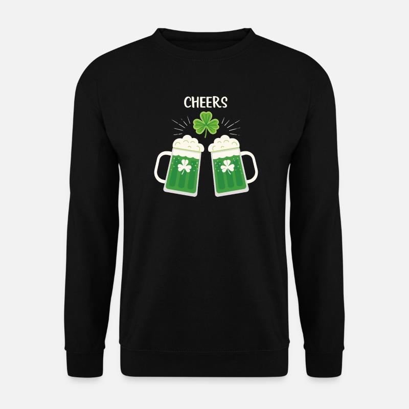 Pints and Clovers in Celebration - Unisex Sweatshirt - black