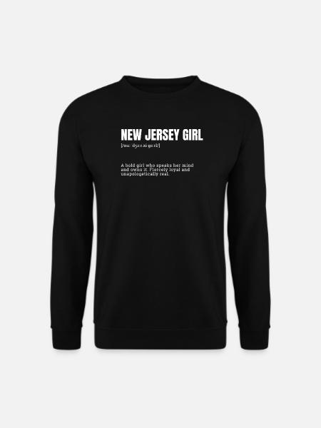 Fille du New Jersey confiante - Sweat-shirt Unisexe - noir