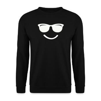 Sourire - Sweat-shirt Unisexe - noir - Devant - Alina (178cm) & Michal (187cm)