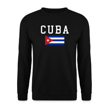 Drapeau cubain - Sweat-shirt Unisexe - noir - Devant - Alina (178cm) & Michal (187cm)