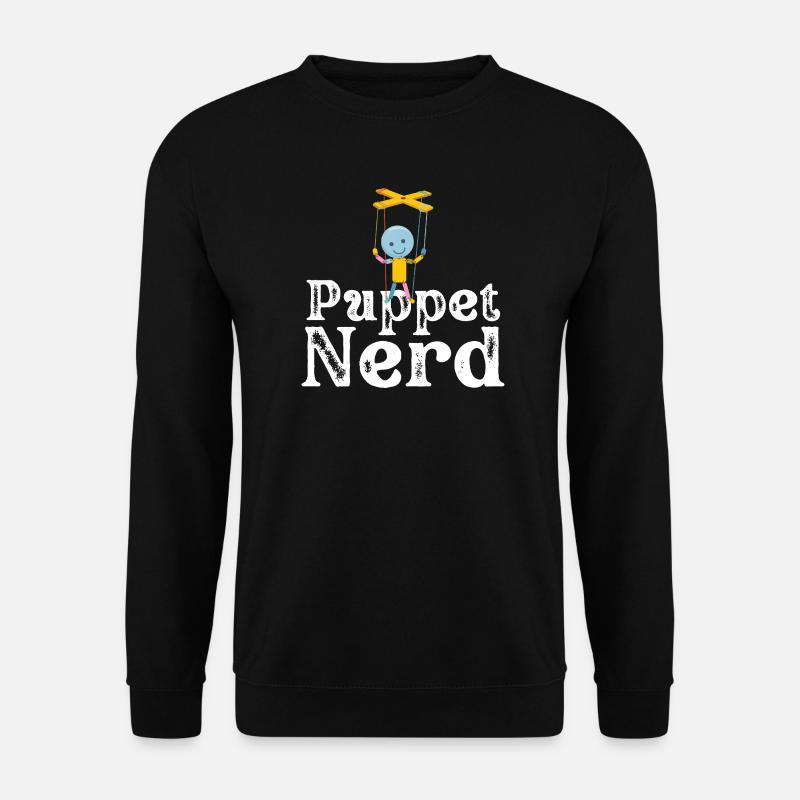 Puppet Nerd Marionette - Unisex Sweatshirt - black
