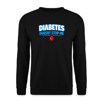 Blutzucker-insulin-unterstützung Typ Eins Stolz - Unisex Pullover - Schwarz - Vorne - Alina (178cm) & Michal (187cm)